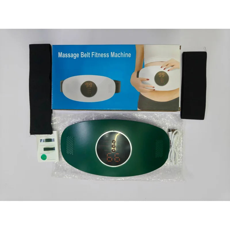 Rechargeable EMS Waist Belt Massager – Vibrating Body Shaper EMS Massager Belt PLUSH