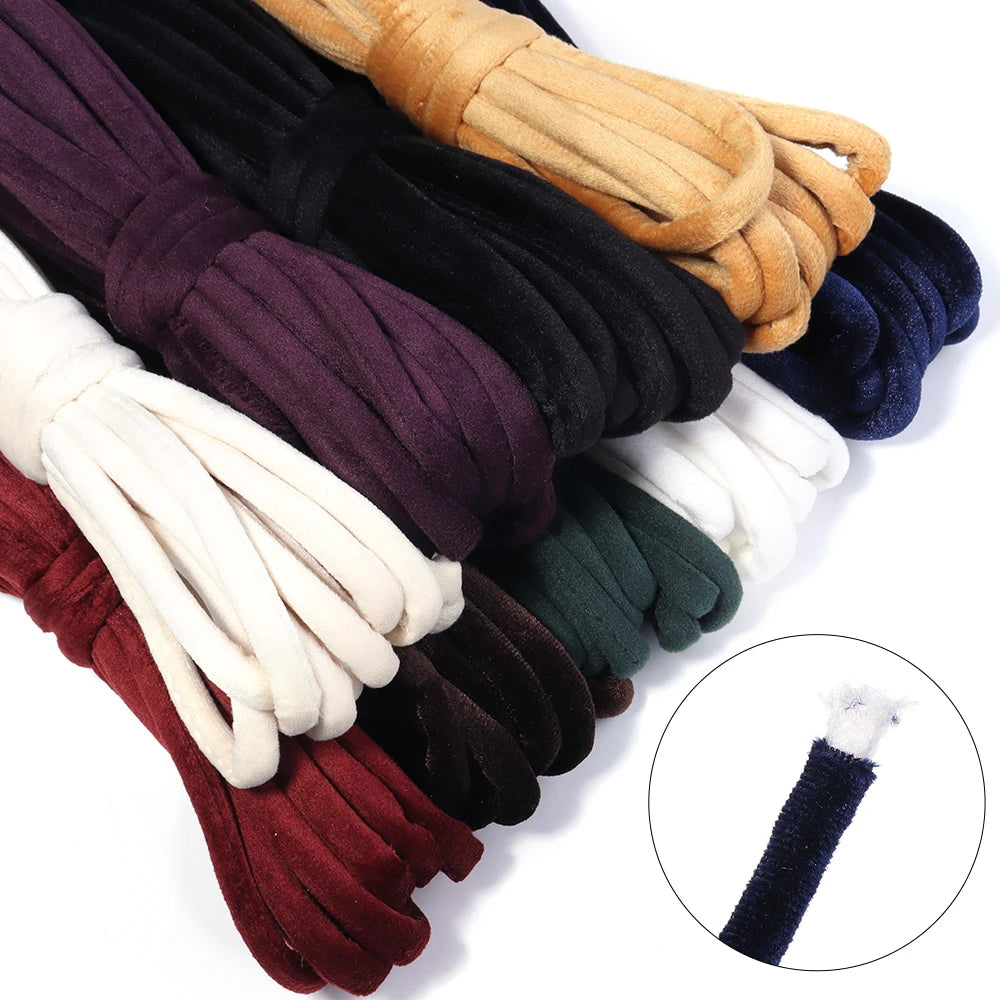 5 Yards Velvet Yarn Rope – Soft Thick DIY Choker Craft Material Velvet Craft Yarn PLUSH