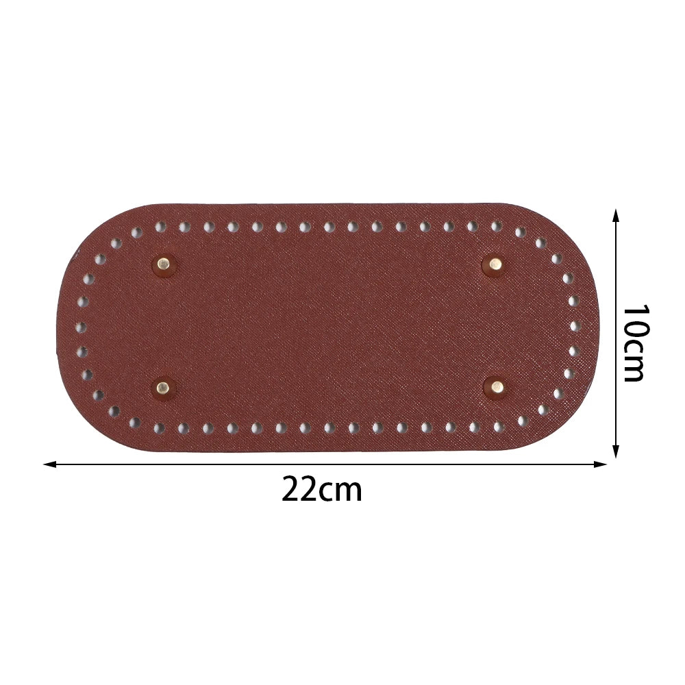 PU Leather Bag Base Rivet Baseplate – DIY Handbag Cushion Pad