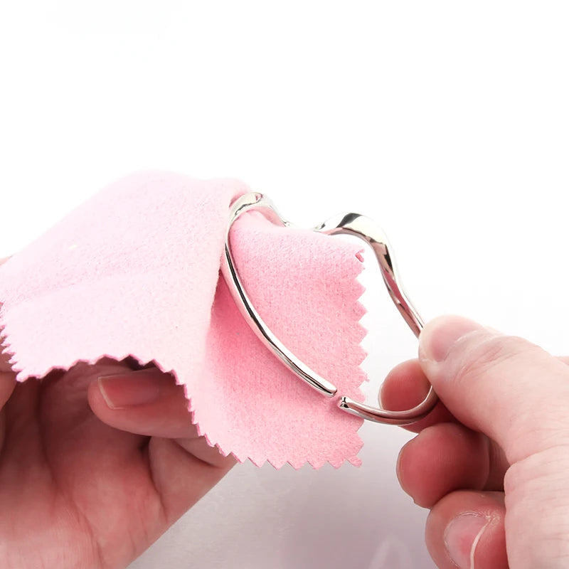 Silver Polishing Cloth Anti-Tarnish Jewelry Cleaner 20-50pcs Jewelry Polishing Cloth PLUSH