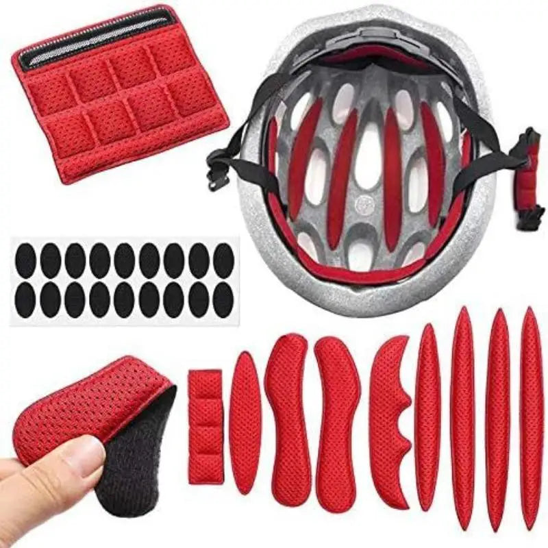 27pcs Universal Helmet Foam Padding Kit – Sweat-Resistant Sponge Helmet Padding Kit PLUSH