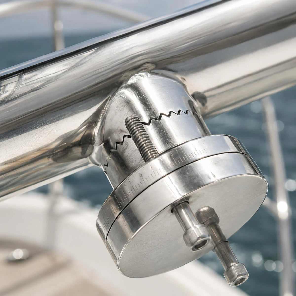 Stainless Steel Rail Mount Fishing Rod Holder Boat Clamp Fishing Rod Holder PLUSH