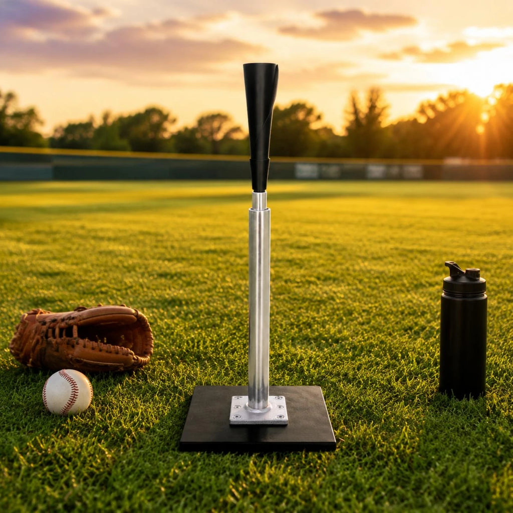 Height Adjustable Baseball & Softball Batting Tee | Heavy Base Baseball Batting Tee PLUSH