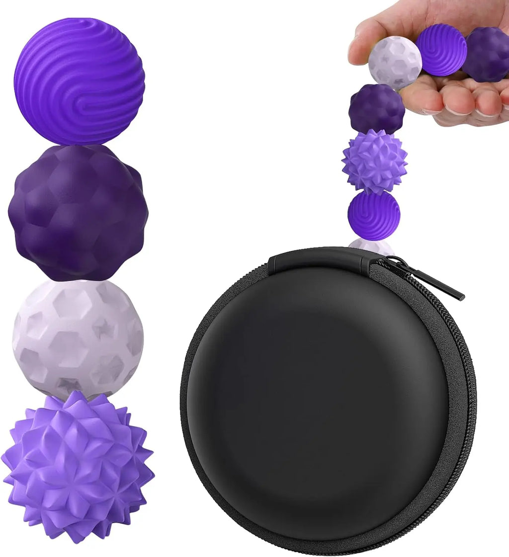 Silicone Magnetic Fidget Balls – Sensory Stress Toys for Adults Magnetic Fidget Toy PLUSH