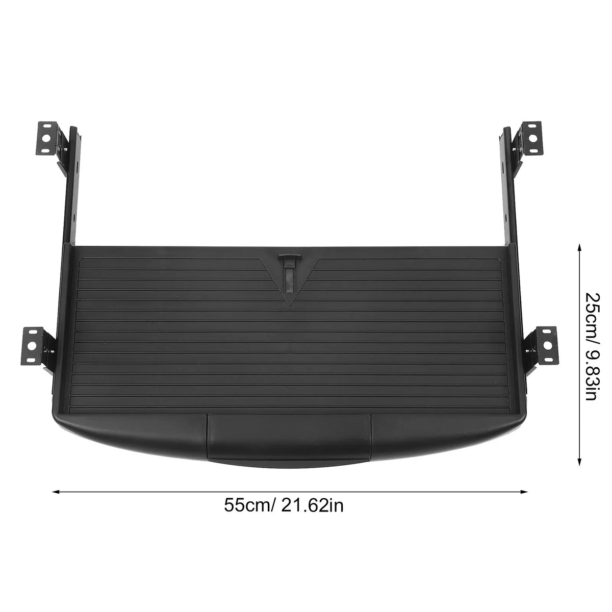 Under Desk Keyboard Tray Double Layer Drawer Slide Rail Keyboard Tray PLUSH