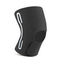 Compression Knee Sleeve Brace – Elastic Knit Fitness Support Compression Knee Sleeve PLUSH Black