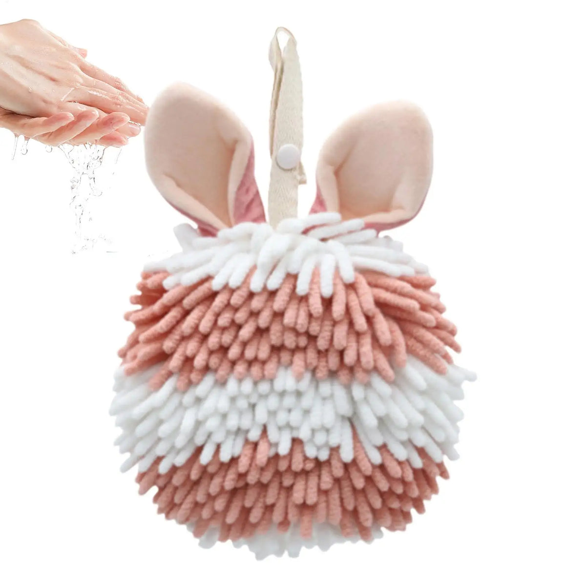 Chenille Hand Towels – Soft Absorbent Bunny Towel for Bath & Kitchen Chenille Hand Towel PLUSH