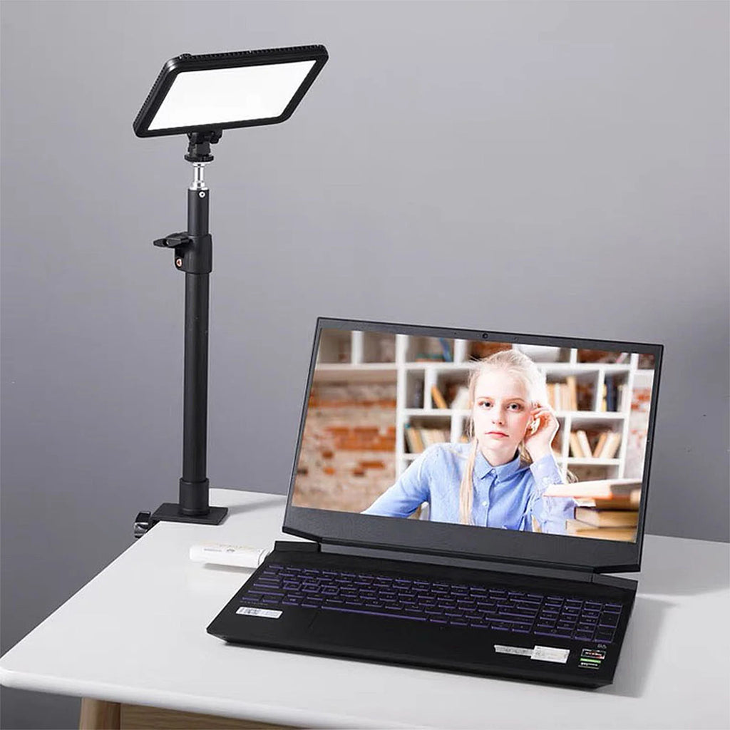 Telescopic Desk Camera Stand 46–74cm | Ring Light Table Mount Camera Desk Stand PLUSH