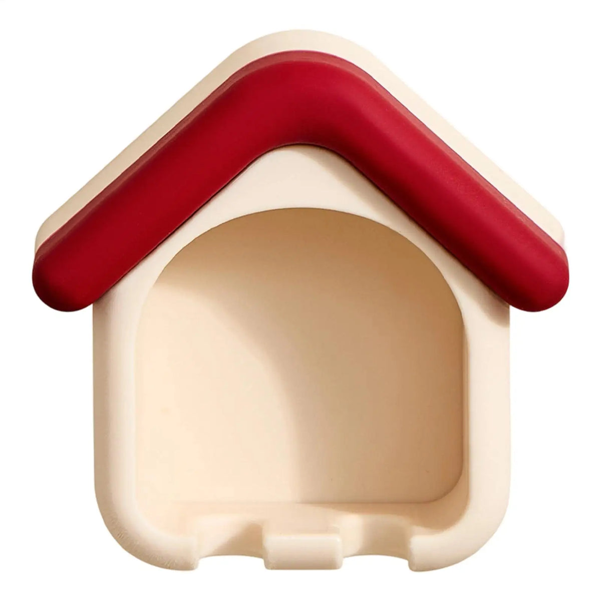 House Shape Wall Mount Toothbrush Holder – 2 Slot Bathroom Toothbrush Holder PLUSH