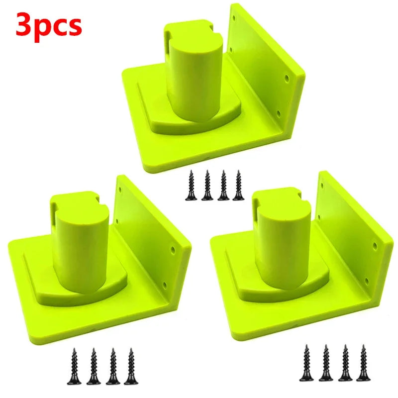 3-Pack Wall Mount Battery & Tool Holder Rack for Ryobi 18V Tool Storage Rack PLUSH france 3pcs type 3