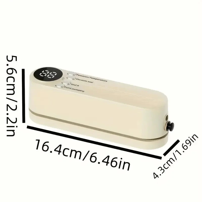 USB Mini Vacuum Sealer with Pump & Bags – Food Storage Vacuum Sealer PLUSH
