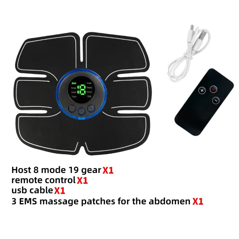 Wireless EMS Muscle Stimulator – Hip & Ab Toning Massager EMS Muscle Stimulator PLUSH B USB Type-C