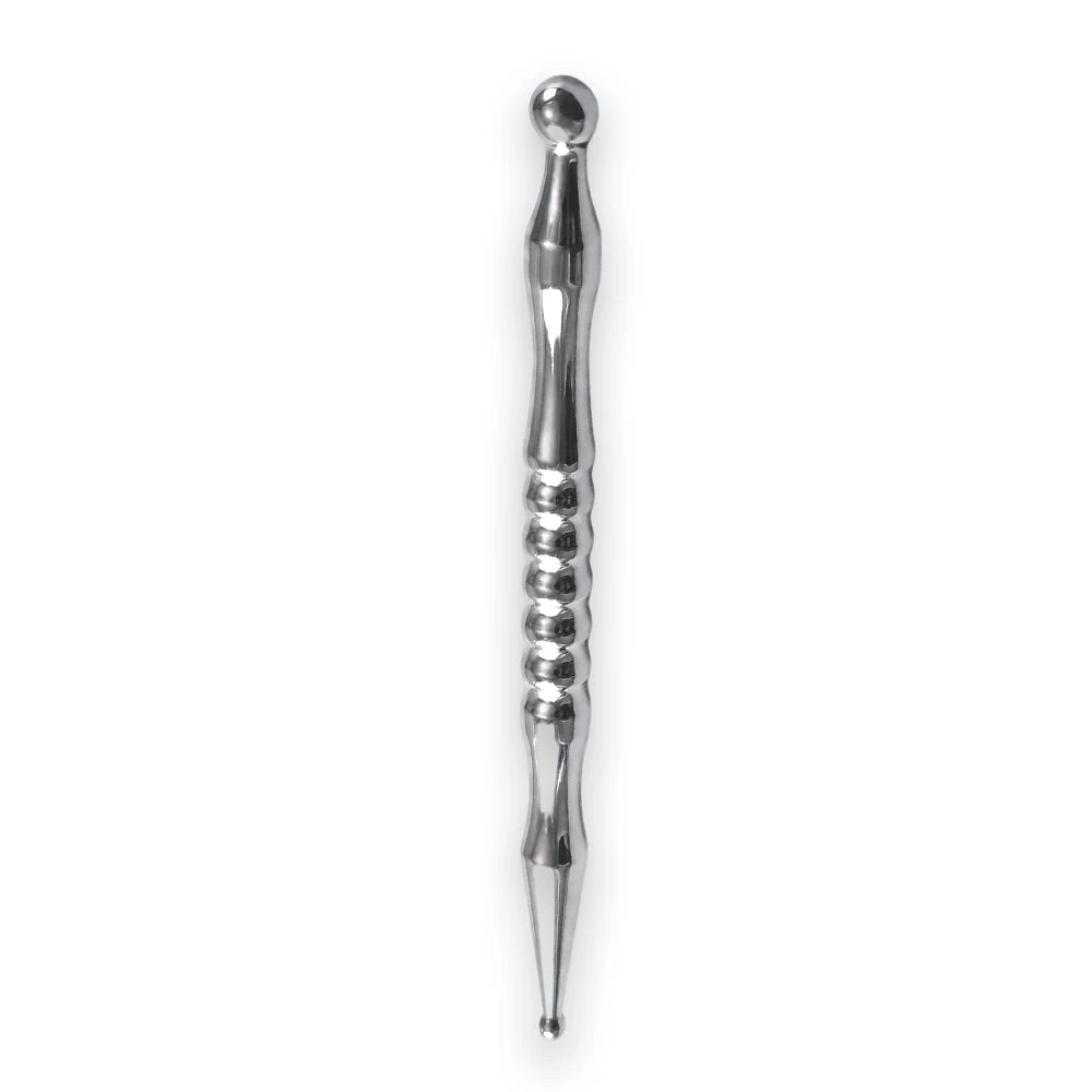 Stainless Steel Acupressure Massage Pen – Reflexology Tool Acupressure Massage Tool PLUSH Silvery D