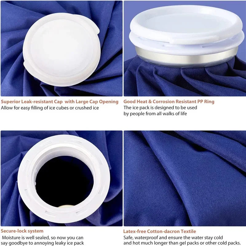 Reusable Ice Bag Bandage – Hot & Cold Compress Wrap Ice Bag Compress Wrap PLUSH