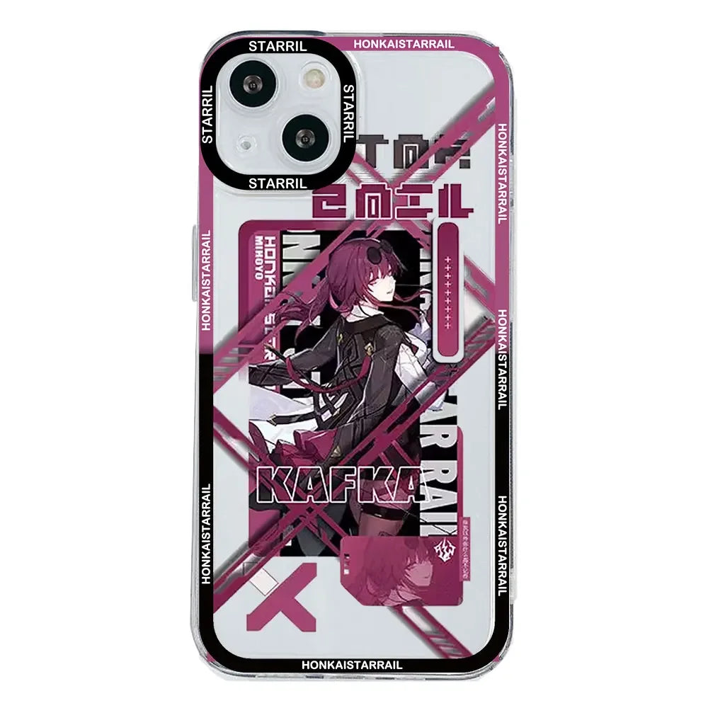 Honkai Star Rail Blade Jing Yuan iPhone Case – Soft TPU Cover Anime Phone Case PLUSH Style 6 For iPhone 14ProMax