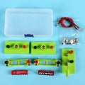 Kids Circuit Electricity STEM Learning Kit – DIY Physics Ages 6–12 STEM Science Kit PLUSH Light Grey