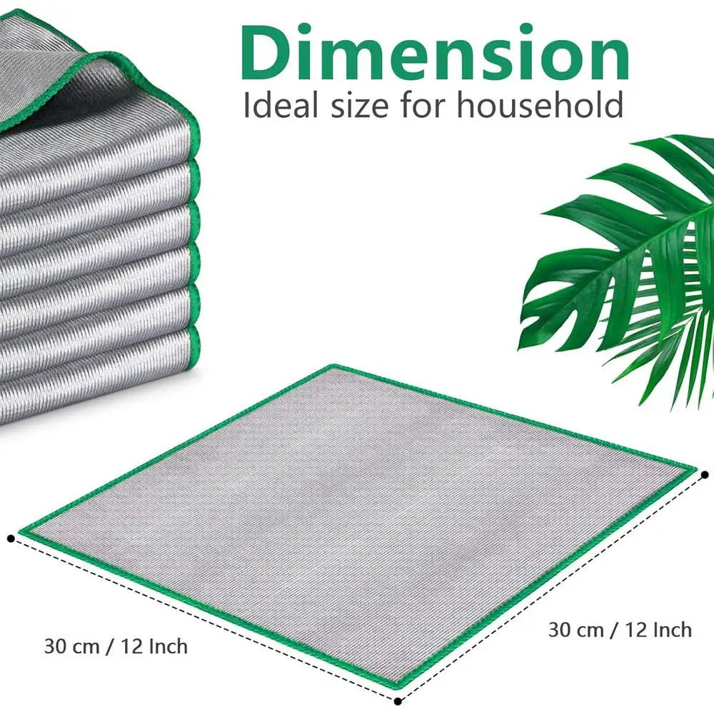 Microfiber Glasses Cleaning Cloth – Streak-Free Lens Cleaner Lens Cleaning Cloth PLUSH 1PC Green