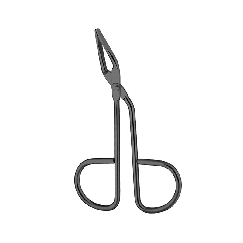 Stainless Steel Slant Tip Eyebrow Tweezers | Makeup Tool Eyebrow Tweezers PLUSH Black