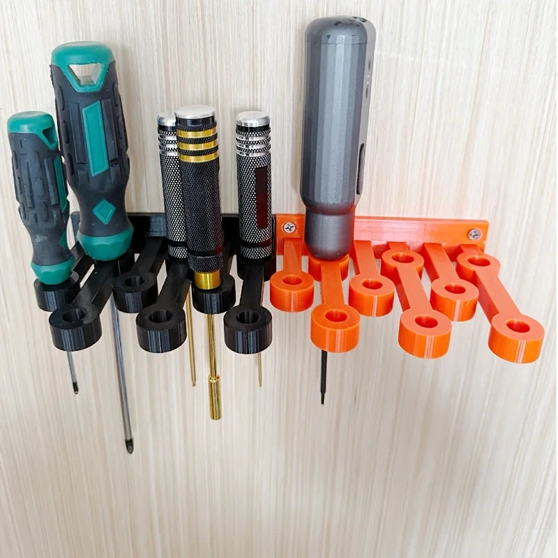 9-Hole Screwdriver Wall Rack – Garage Tool Organizer Tool Wall Rack PLUSH