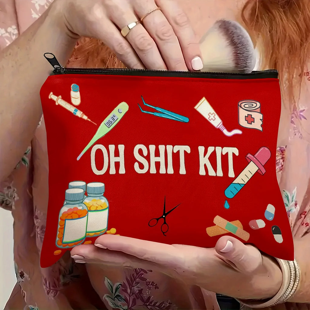 Cute Multi-Functional Zipper Makeup & Jewelry Storage Bag Makeup Organizer Bag PLUSH