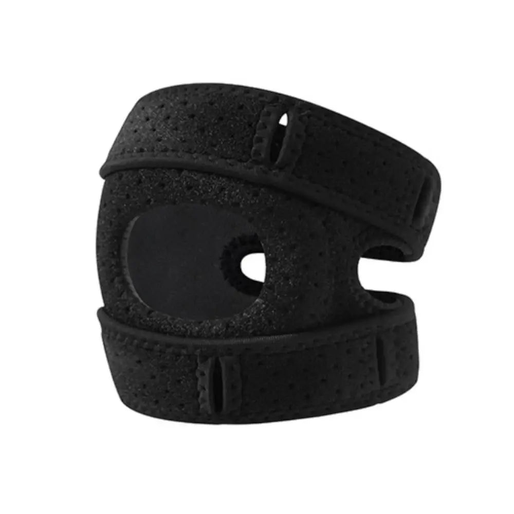 Adjustable Patella Knee Support Band – Breathable Brace Knee Support Band PLUSH black S-M