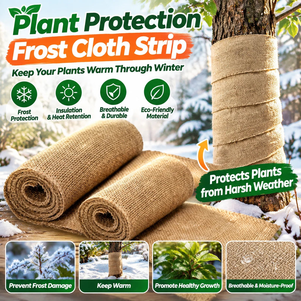 Winter Tree Trunk Burlap Wrap – Frost Insulation Belt Set Tree Frost Wrap PLUSH Default Title