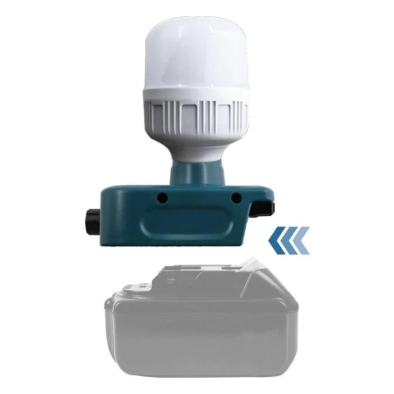 ZWINCKY 12W LED Work Light for Makita 18V Battery – Portable Cordless LED Work Light PLUSH