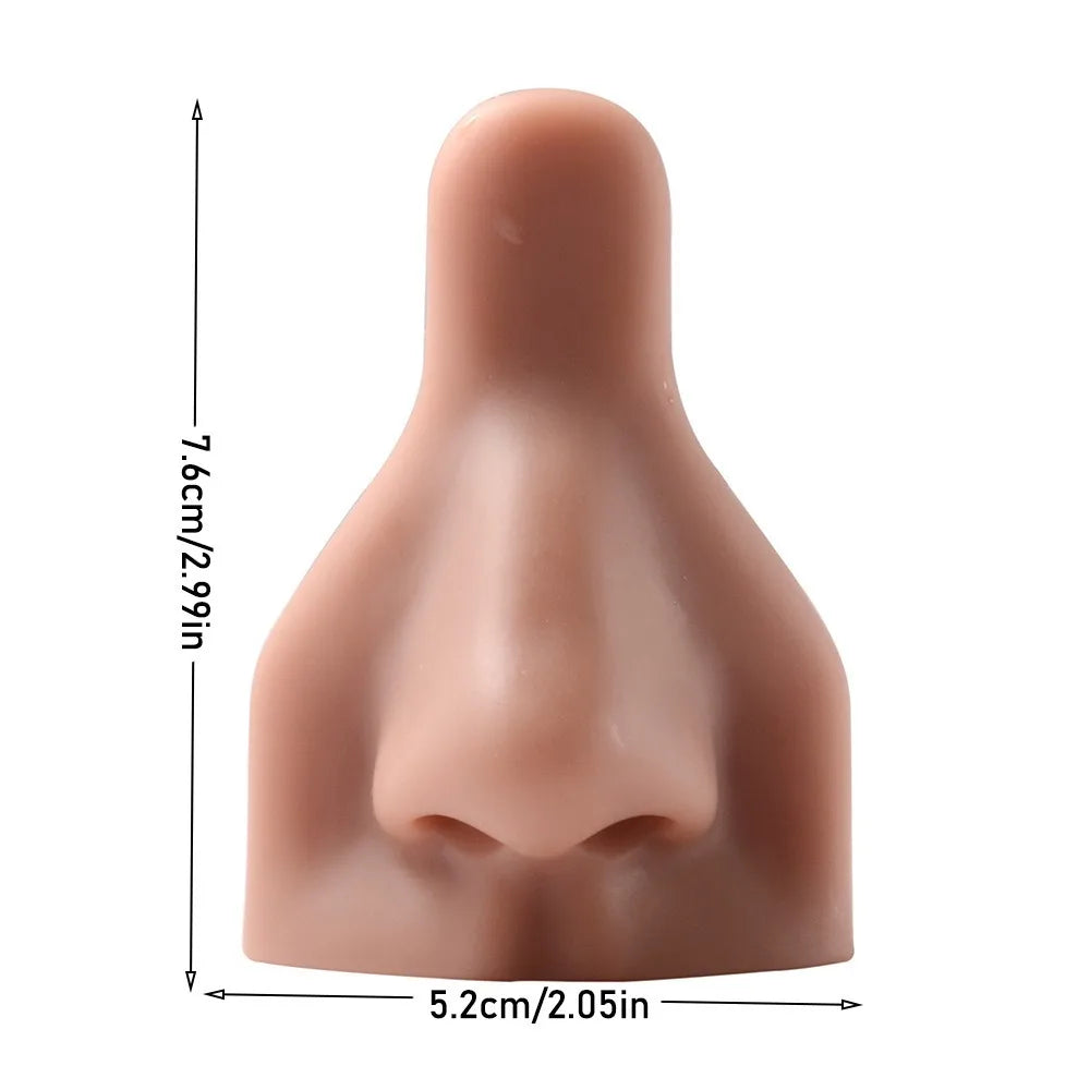 Silicone Nose Model Display Stand for Nose Studs & Jewelry Jewelry Display Stand PLUSH