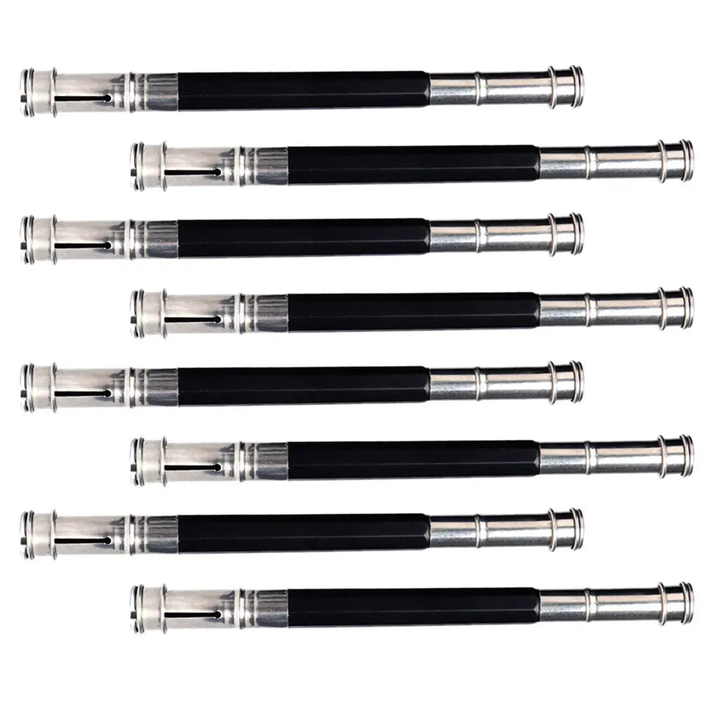 8-Pack Double-Ended Stainless Steel Pencil Extender Set Pencil Extender Set PLUSH