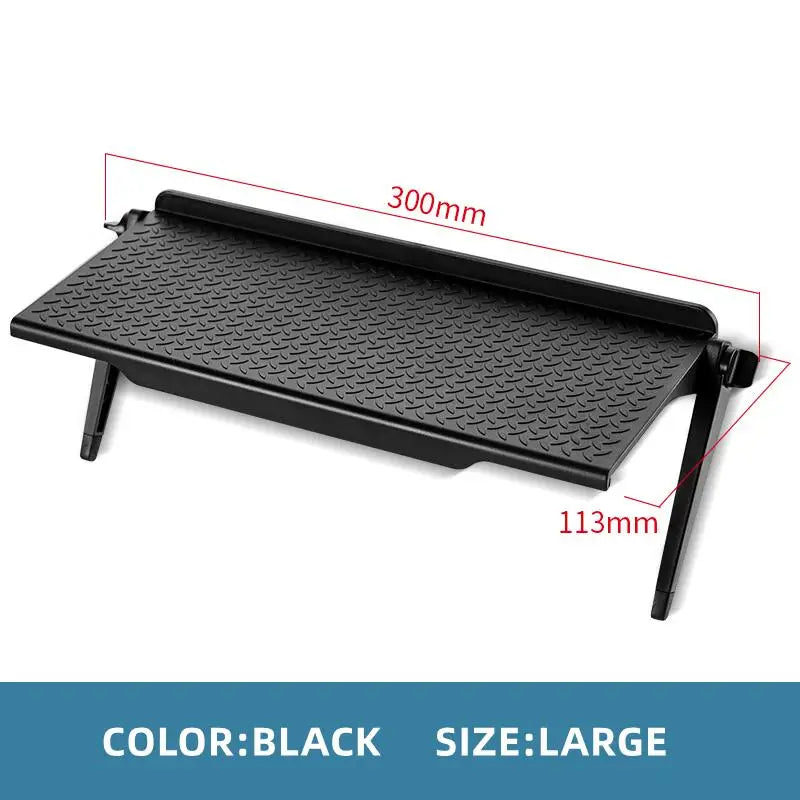 TV Monitor Top Storage Shelf | Desk Screen Organizer Rack Monitor Storage Shelf PLUSH Shelves For tv L 1