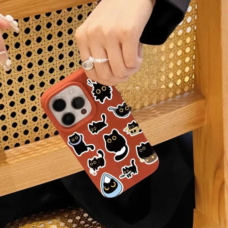 500pcs Cute Cat Stickers Roll – DIY, Journaling & Rewards Decorative Sticker Roll PLUSH