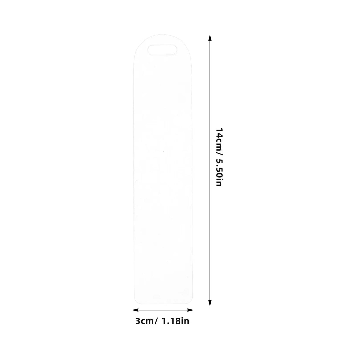 10pcs Clear Acrylic Bookmark Blanks – Transparent DIY Craft DIY Craft Blanks PLUSH
