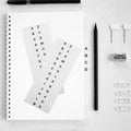 A–Z Alphabet Index Tabs 10 Sheets – White Writable Page Markers Index Tab Stickers PLUSH Default Title