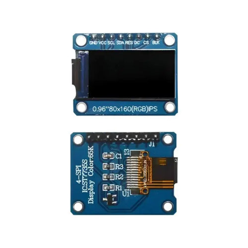 0.96" IPS TFT LCD Display Module 160x80 SPI ST7735S 3.3V LCD Display Module PLUSH