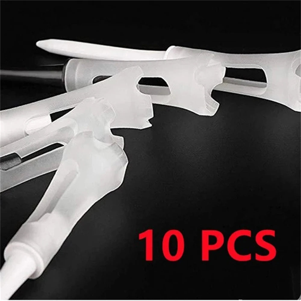 83mm Low Resistance Golf Tees 10-Pack | Plastic Training Tees Golf Tees PLUSH