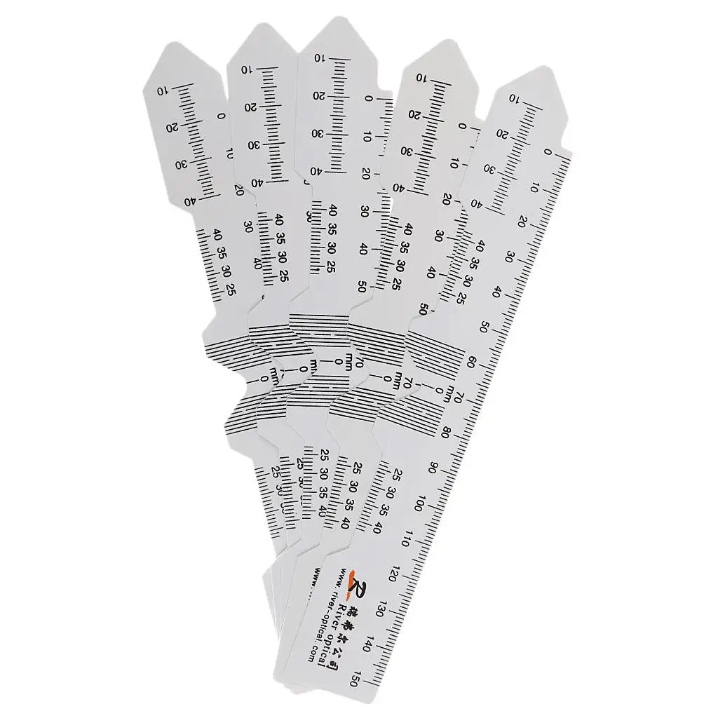 Plastic PD Ruler 5-Pack | Pupil Distance Measurement Tool Optical Measurement Tool PLUSH Default Title