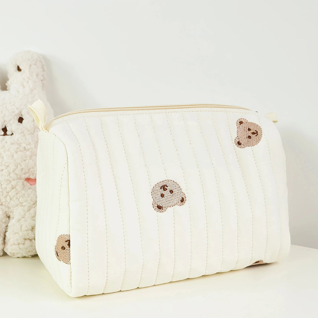 Patchwork Diaper Bag Embroidered Travel Organizer Purse Diaper Bag Purse PLUSH