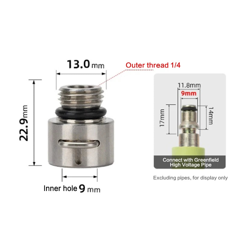 1/4" Pressure Washer Nozzle Adapter Tips for Karcher K Series Pressure Washer Adapter PLUSH A3