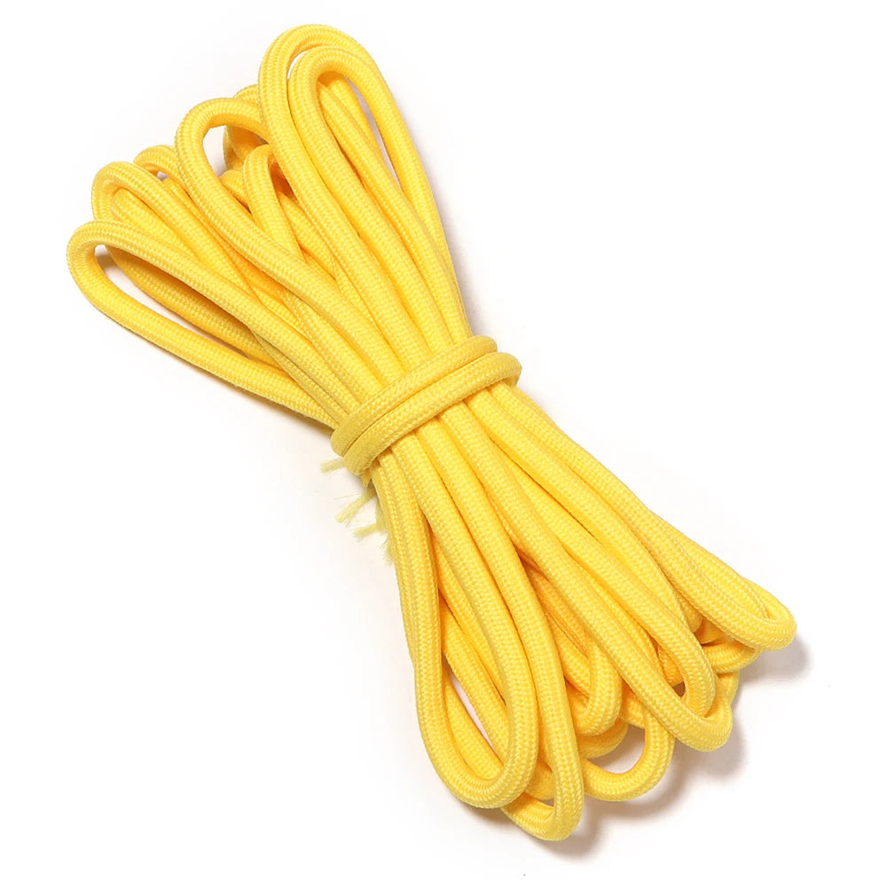 5 Yards 5mm Colorful Polyester Braided Rope – DIY Jewelry Cord Braided Craft Cord PLUSH orange yellow