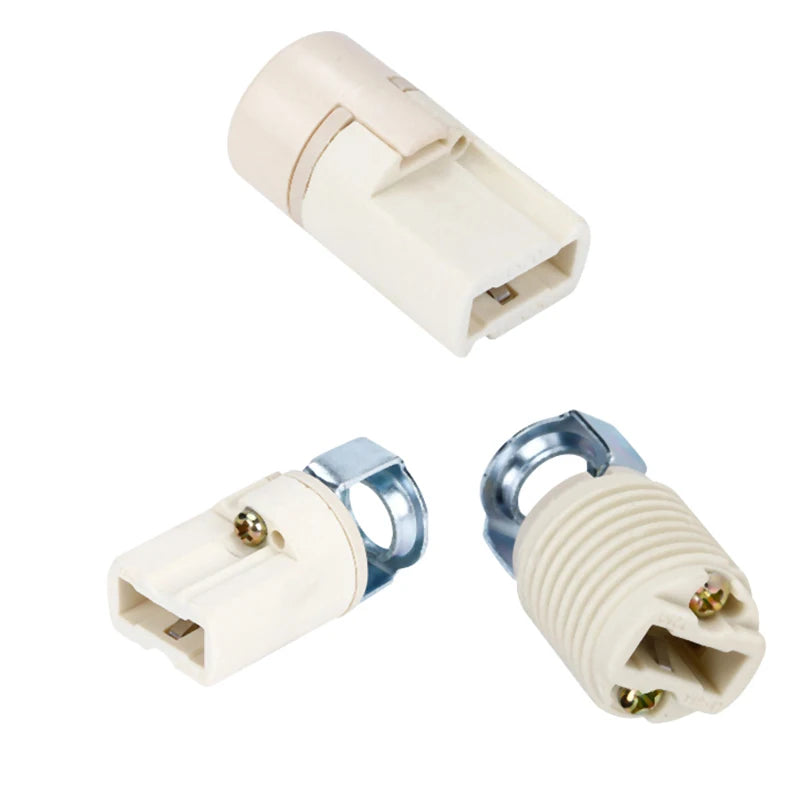 G9 Ceramic Lamp Holder DIY LED Bulb Base Convert Socket Lamp Holder Socket PLUSH