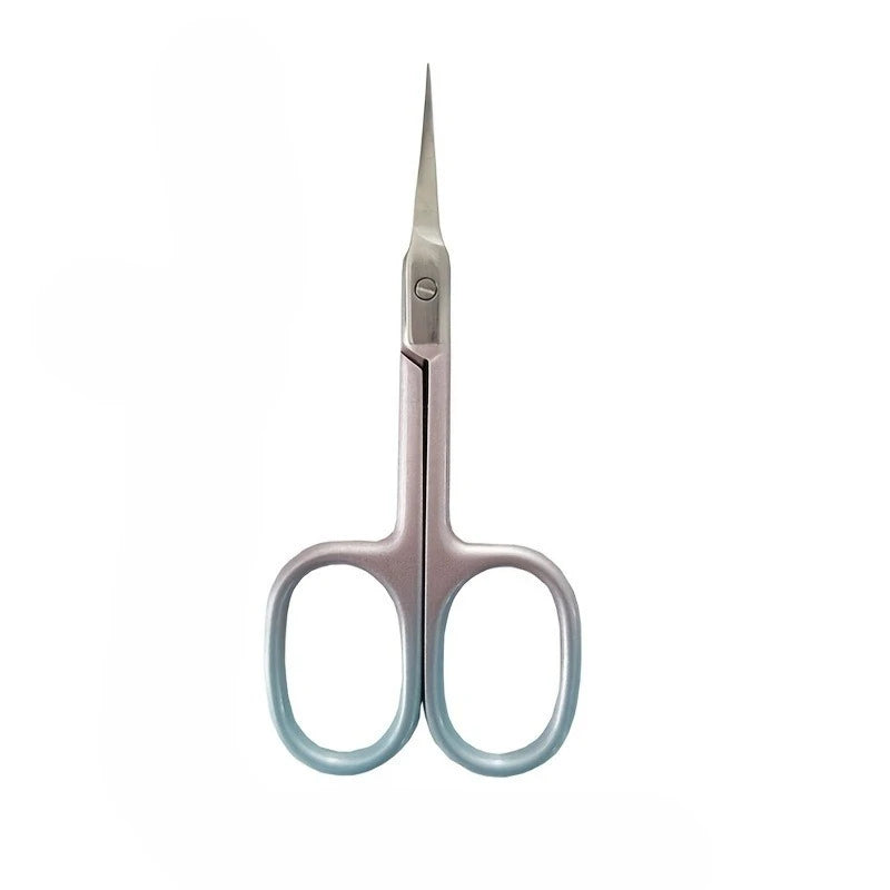 Gradient Pink Curved Stainless Steel Cuticle Scissors | Ouriner Cuticle Scissors PLUSH gradient pink