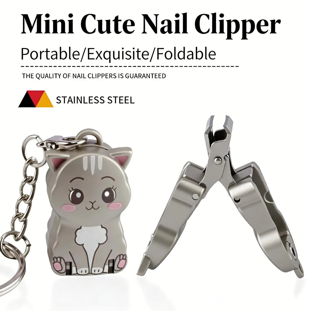 Ouriner Stainless Steel Nail Clipper with Storage | Manicure Tool Nail Clipper PLUSH