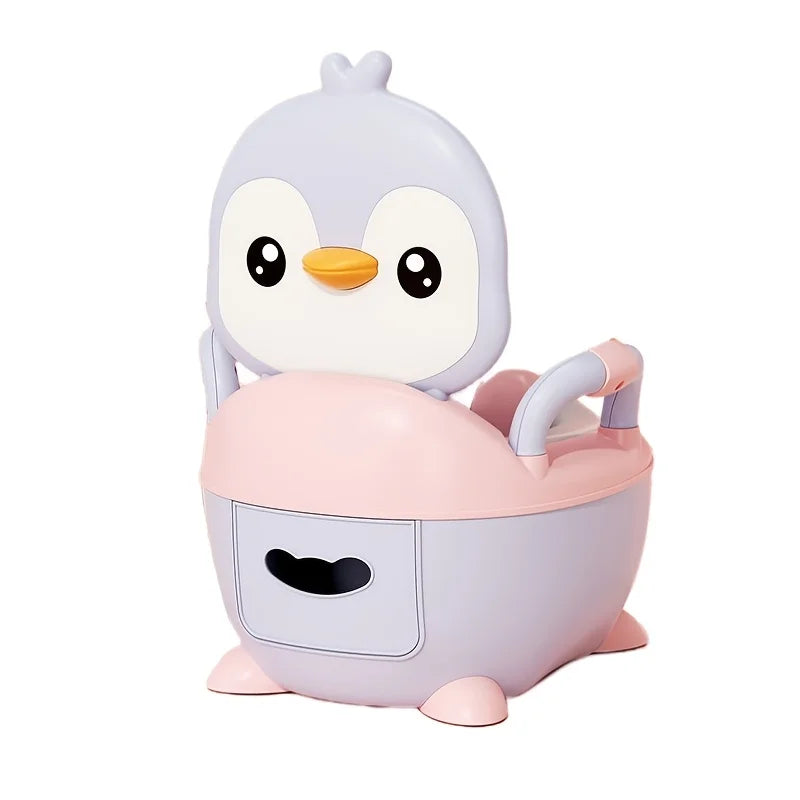 Penguin Kids Training Potty – Soft Cushioned Seat for Toddlers Toddler Training Potty PLUSH