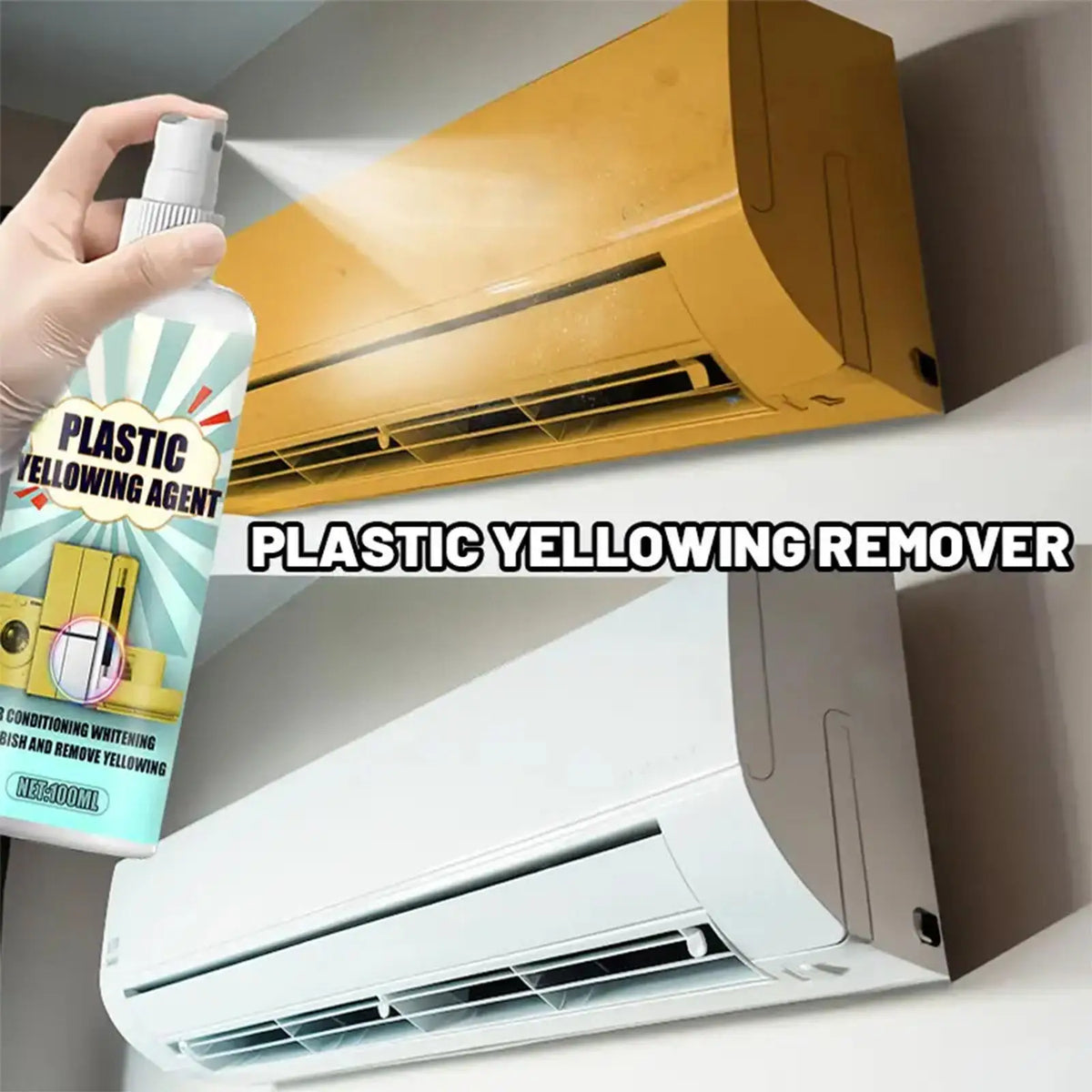 100ml ABS Yellowing Remover – Plastic & Appliance Restorer Plastic Cleaning Agent PLUSH