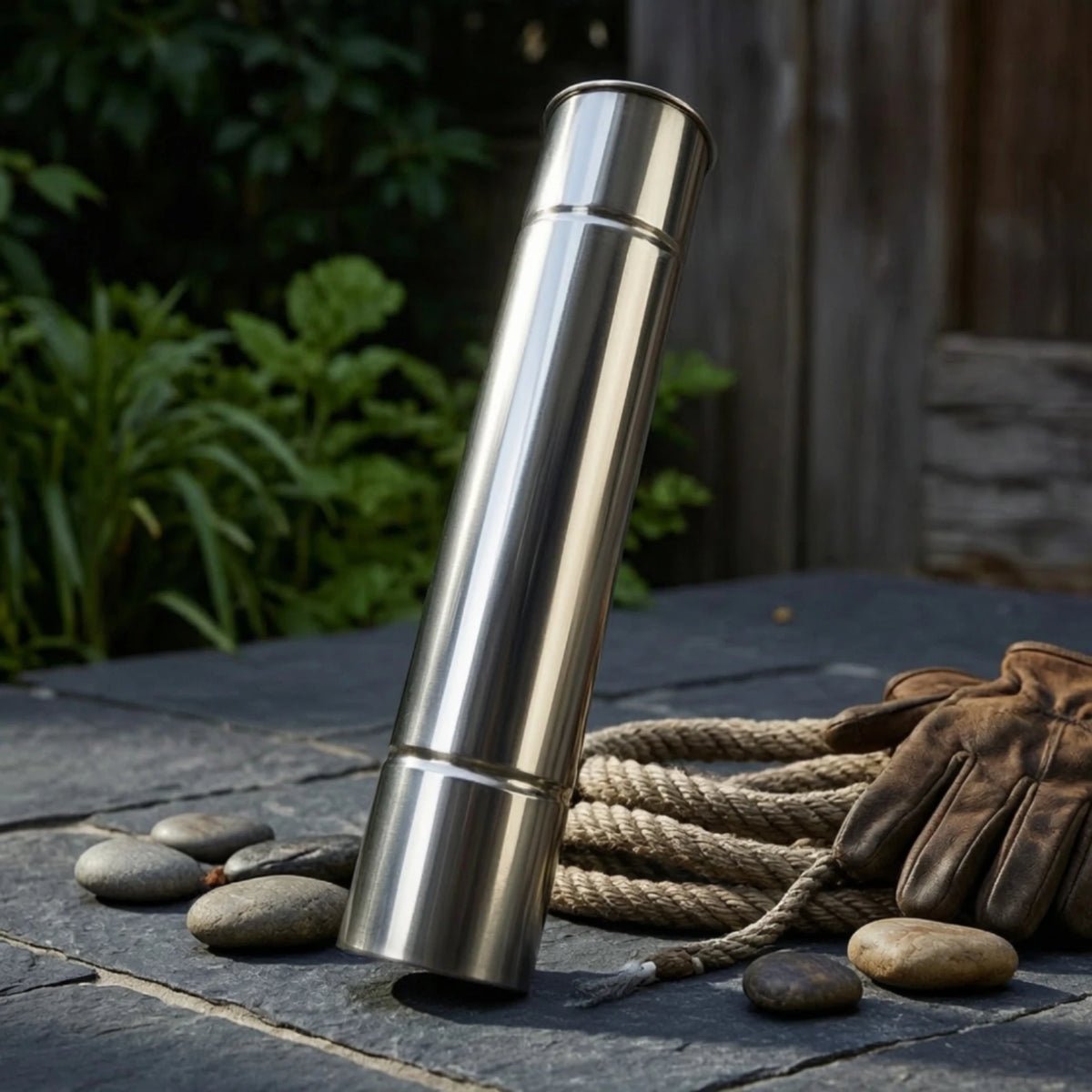 Stainless Steel Straight Chimney Pipe for Camping Heaters Camping Chimney Pipe PLUSH