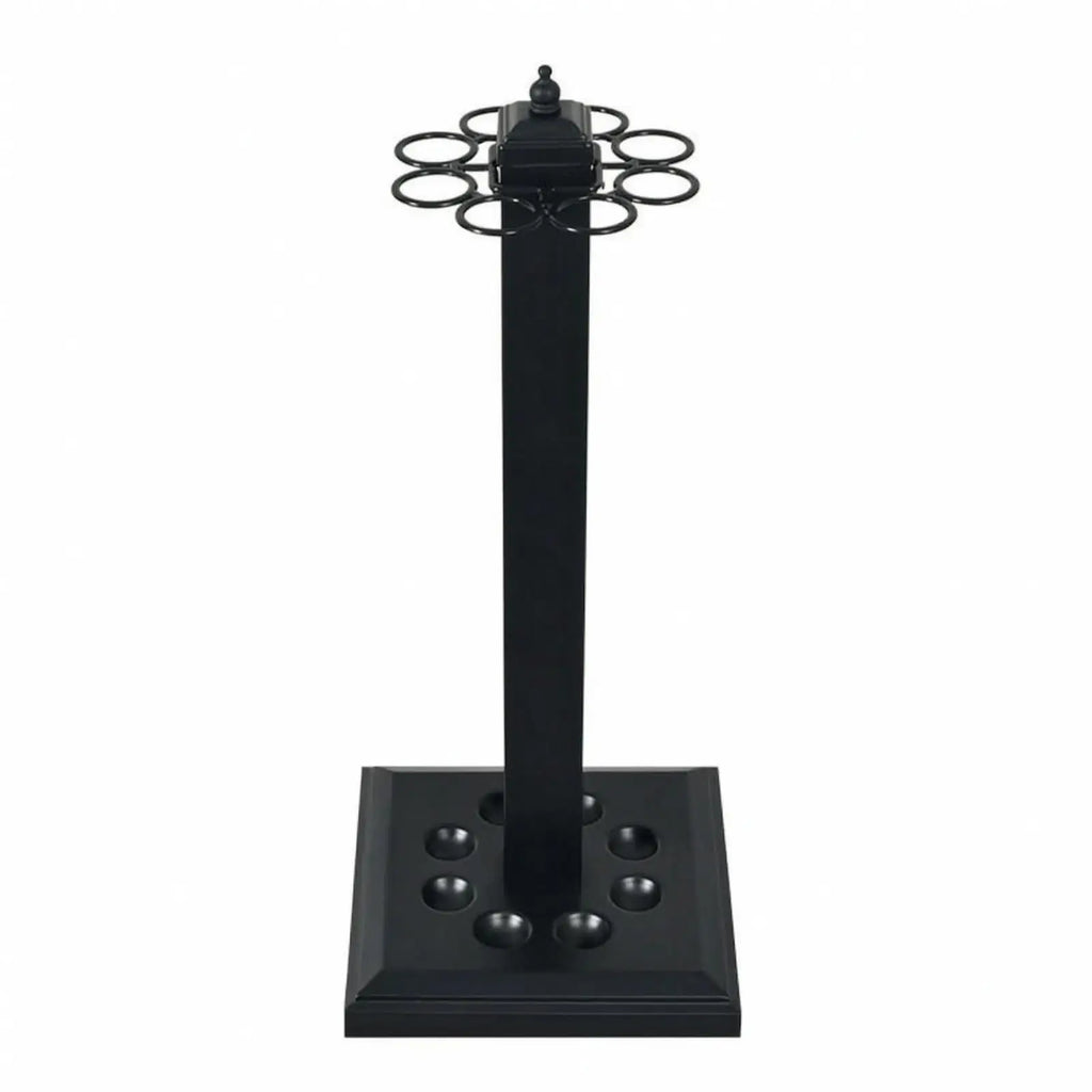 Metal Billiard Cue Rack Floor Stand | Pool Stick Holder Pool Cue Rack PLUSH