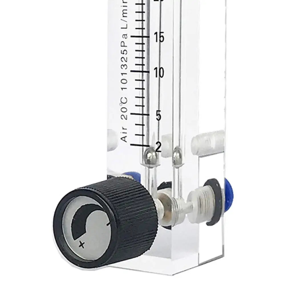 Panel Type Oxygen Flowmeter | Adjustable ABS Air Flow Meter Gas Flow Meter PLUSH