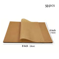 Precut Non-Stick Parchment Baking Paper for Air Fryer & Oven Parchment Baking Paper PLUSH 15x20cm 50Pcs