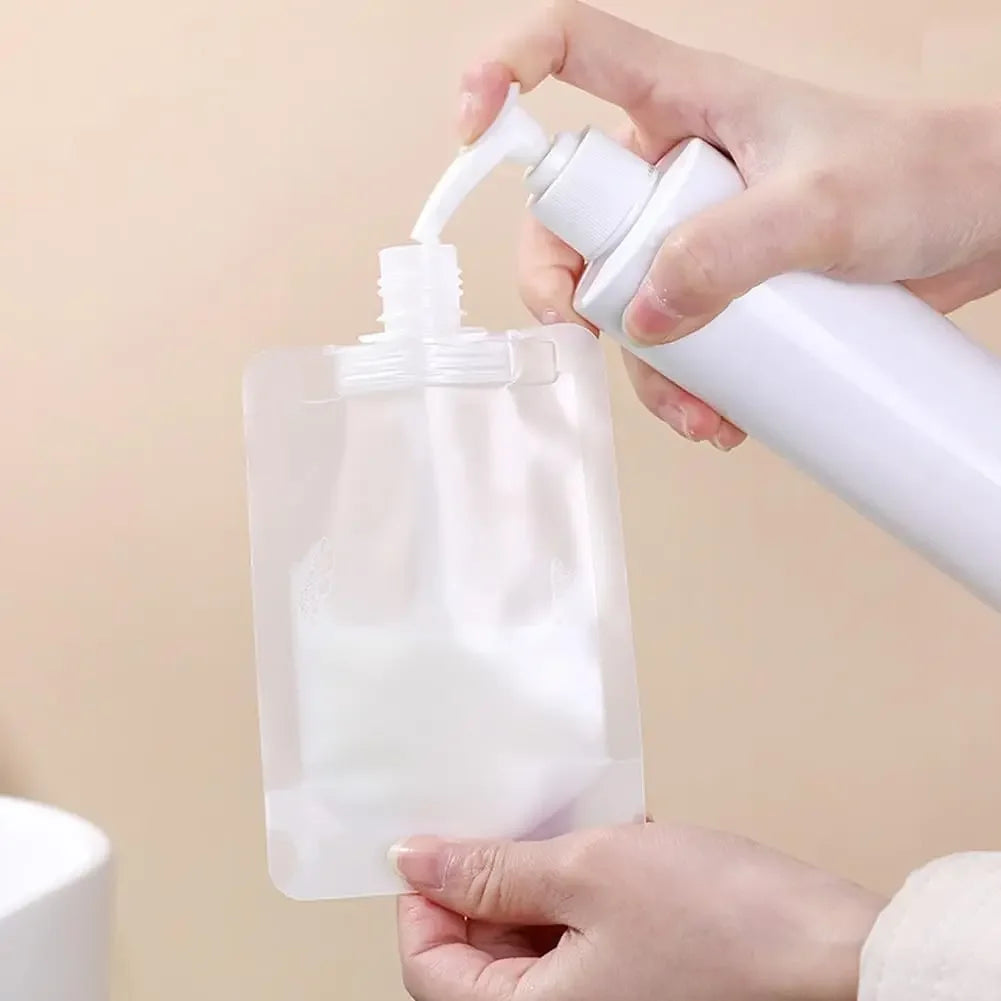 Travel Toiletry Bag & Refillable Bottles for Cosmetics Travel Toiletry Set PLUSH