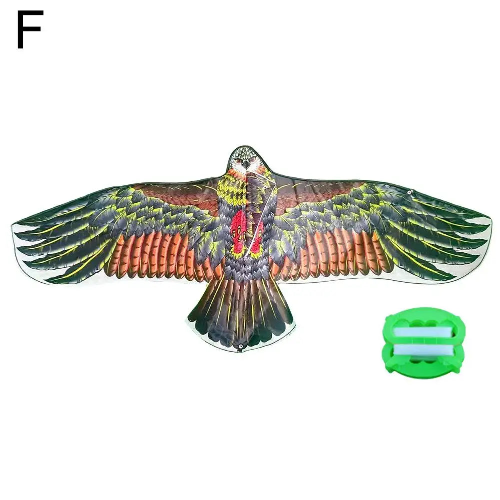 Large Eagle Kite with 30m Line – Outdoor Toy for Kids & Family Outdoor Flying Kite PLUSH E